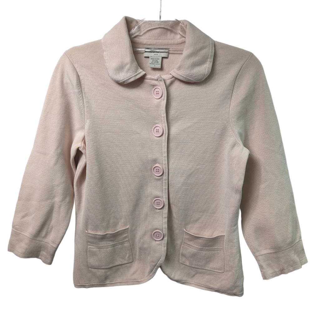 Banana Republic Silk Blend Collard Cardigan Sz S